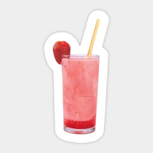 Milkshake Strawberry Sticker